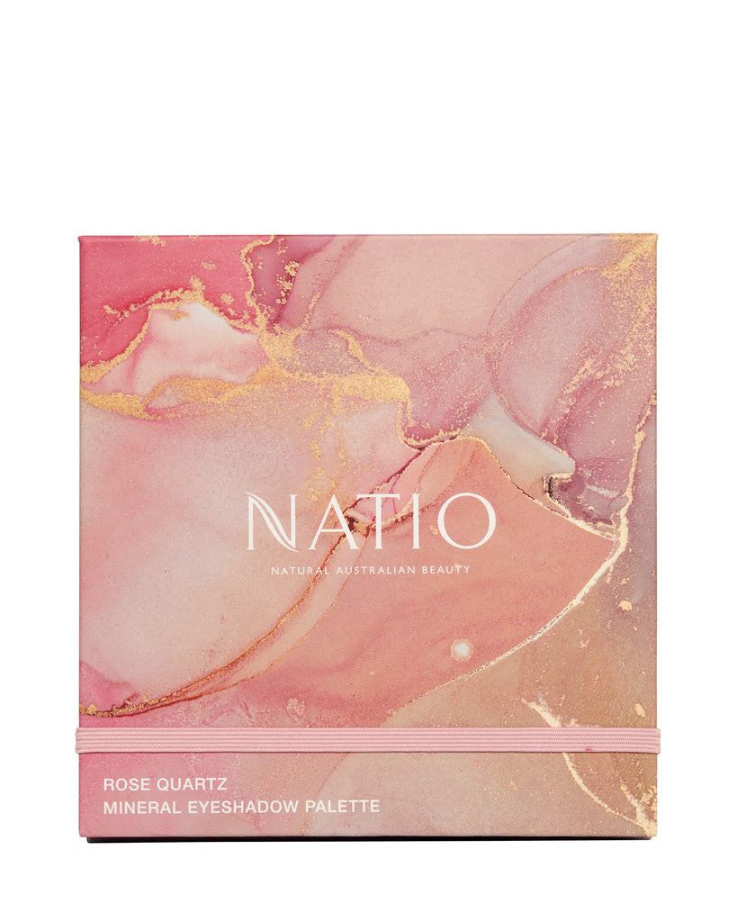 Rose Quartz Mineral Eyeshadow Palette – Natio